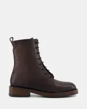 Shelly Shen Steely/Brown Womens Boots 40