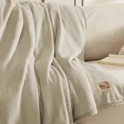 Bedsure Twin Blanket for Bed, Thick Twin/Twin XL (66" x 90"), Linen