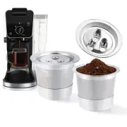 2 Pack K Cups Reusable Coffee Pods for Ninja Dual Brew Coffee Maker Stainless...