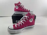 Converse Women's Chuck Taylor All Star Lift Platform Shoes A08288F Pink Size 9.5