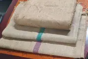 5 x Jute Hessian Bag Cover, Dog Bed Replacement Cover