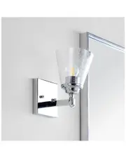 JONATHAN Y 1-Light Marion Chrome Vanity Light