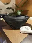 Prada Vitello Daino Triangle Shoulder Bag Black (Originally $3,350)