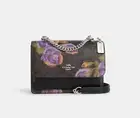 NWT COACH Mini Klare Crossbody In Signature Canvas With Rose Print