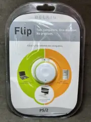 Belkin Flip PS/2 - KVM switch - 2 ports New