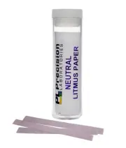 Eisco Neutral Litmus Test Strips for Acidity & Alkalinity Testing - Vial of 100