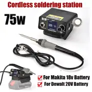 Cordless Electric Soldering Iron Gun 18V Li-ion Battery Home SOLDERING STATION