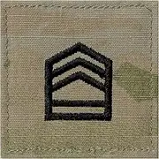 MEDALS OF AMERICA EST. 1976 Army ROTC OCP Hook & Loop Sergeant First Class Patch, Multi