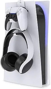 Hanger Holder for PS5 Headset, for PS5 Controller and Headphone Holder Stand for Xbox Series X, for Xbox one, for PS5, for PS4, for PS3, for Switch, Gamepad, Steam & More, Stay Organized No Screws