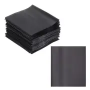 45x52mm PVC Perforated Shrink Bands, 500Pcs 0.05mm Thick Shrink Wrap, Black