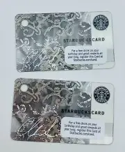 Starbucks 2009 Mini Card - CHRISTIAN SIRIANO SILVER