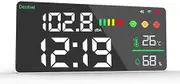Labymos Tuya WiFi Decibel Meter 4in1 Temperature Humidity Decibel Test Alarm Clock 11inch LED Color Display Tuya Intelnt Linkage APP Control Noise Decibel Meter