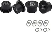 Total Gym 1700 Club Wheels/Rollers Qty for 4 Models 1000 1100, 1400, 1500, 1600, 1700, 1800, 1900, Achiever, Force, Gold, Max, Platinum, Platinum Plus, Pro, Supra, Supreme, Ultima, Ultra, XLI