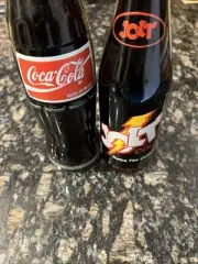 Vintage Jolt Cola bottle And Mexican Coca Cola Bottle UNOPENED