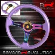 For Bmw 6 Bolt Hole Purple Trim Neo Chrome Steering Wheel 3 Spokes Elder Leaf (for: Volkswagen)