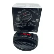 Carbon Fiber Gas Fuel Cap Cover Hat Genuine MINI Cooper S JCW R53 R56 F56 F66 (for: Mini)