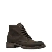 GARNER BROWN OIL SUEDE BOOTS
