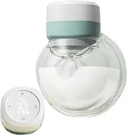 Portable Breast Pump, Small Electric Breastfeeding Pump, 3 Modes and 9 Levels, Silent, Compact Nursing Pumper, 5.08x4.65x4.61 inches, For Women Breastfeeding