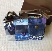 COACH Patchwork Denim Mini Bag