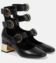 [Chloe] Chloé Alizè leather pumps AU 4 black