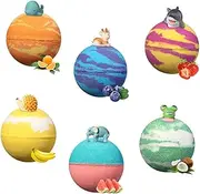 DECOMELODY 6Pcs Essential Oil with Sea Salt Fun Balls for Relaxation and Adults for Home Travel and Safe Natural Ingredients