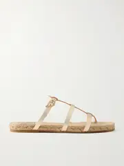 [CASTAÑER] CASTAÑER - + Ancient Greek Sandals Milos Metallic Leather Sandals - Gold - IT37 IT 37 Gold