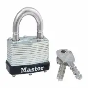 Master Lock 500KABRK #197 Laminated Steel Warded Padlock 1-3/4 in. (Pack of 12)