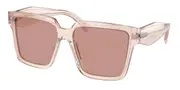 Prada PR 24ZS 13I08M Men's Sunglasses Pink Size 56
