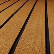 ICOOP Boat Flooring EVA Foam Boat Decking Sheet Brown Sea Deck Self Adhesive Marine Carpet Waterproof 47.2x15.8/47.2X 94.5 Peel and Stick Vinyl Flooring for Boats Hydro Turf Jon Non Slip Floor Mats