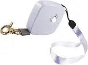 WeiLaiKeQi Automatic Retractable Dog Leash, Puppy Walking Rope Leash, Retractable Leash, White