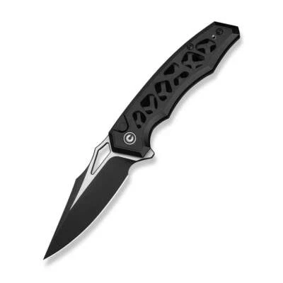Civivi Anaaki Lightweight Aluminium Button Lock Folding Knife - Grey, Green, Red