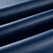 Wooqu PU Leather Book Cloth, PU Coated and Non-Woven Base, Leather-Like Look, Soft, 17" x 29" Bookbinding, Casco Grain, Navy Blue