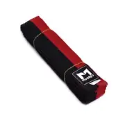 Moospo Taekwondo Poom Belt Black Red