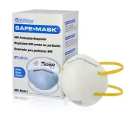 N95 Niosh CDC Approved Particulate Respirator, White - Box of 20