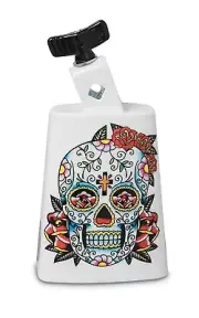 LP Latin Percussion LP204C-SS Sugar Skull Cowbell - Ships FREE U.S.