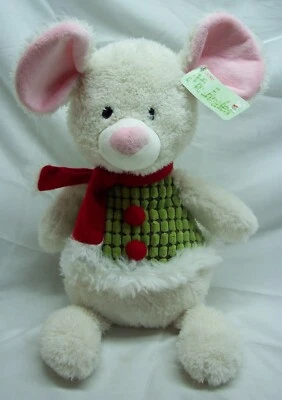 GUND HOLIDAY CHRISTMAS MR. JINGLES THE MOUSE 12" Plush STUFFED ANIMAL Toy NEW