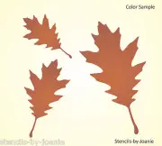 Leaf STENCIL Pin Oak Lodge Cabin Home Autumn Fall Tree DIY Craft Signs Joanie