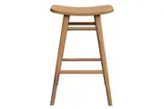 CT Aria Oval Solid Timber Counter Stool