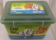 Betts 8PM 8Ft Old Salt Cast Net 8Lb 3/8" Mesh Lead Weights