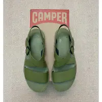 在飛比找蝦皮購物優惠-CAMPER 手染淺綠涼鞋