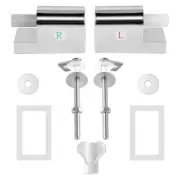 Secure and Comfortable Toilet Seat Attachment Soft Close Hinge Replacement Kit