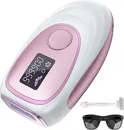 IPL Hair Removal System,999,000 Flashes,Ice Cooling Function,Permanent & Painless Laser Hair Remover,5 Energy,Manual & Auto Modes for Men and Women, Body, Face, Bikini Zone