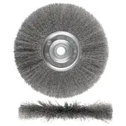8-Inch Wire Wheel for Bench Grinder, 0.012 Carbon Steel Wire, Bench Wire Whee...