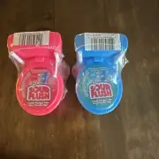 Sour Flush Candy (2) Watermelon & Blue Raspberry Plunger with Sour Powder Dip