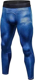 [SANANG] Compression Pants for Men Cool Dry Baselayer Sports Fitness Tight Leggings 3 Pack 4010