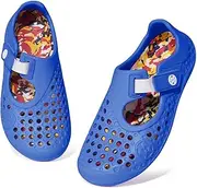 [Sisttke] Children's Barefoot Shoes, Water Shoes, Boys and Girls, Sandals, Bathing Shoes, Beach Shoes, Non-Slip Summer Slippers, Sapphire Blue, 34 EU