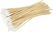 Pack of 4 Cotton Tip Long Cotton Swabs with Wooden Handles Cleaning Tool Makeup Removal Wound Care
