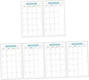 STOBOK 3sets 6-hole Paper Refills Planner Inserts for Binder A6 Size Paper Refills for Writing Drawing Journal Diary Office Travel 40sheets*3