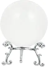 Mobestech Crystal Ball Decoration Home Decor Home Decorative Green Decorative Ball Centerpiece Indoor Decor Decorations The Sphere Ornament Globe White Crystal