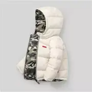 Double-Sided Padded Winter Jackets for Kids